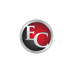 EC initial circle logo red