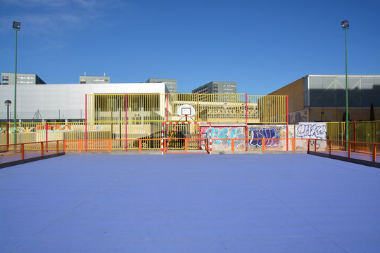 cancha deportiva al aire libre