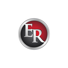 ER initial circle logo red