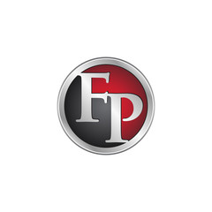 FP initial circle logo red