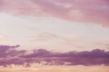 Sunset sky