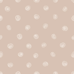 Abstract seamless hand-drawn ink pattern on ashy background.