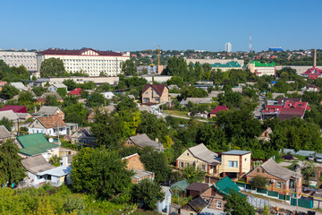 East European Urban Landscape Small City View