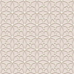 Beige ornametal background, seamless pattern
