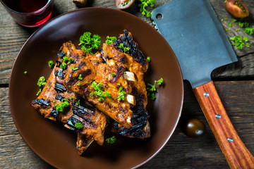grilled ribs