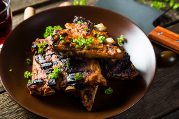 grilled ribs