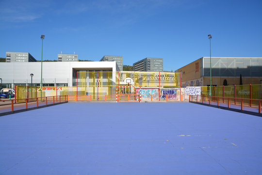 cancha deportiva al aire libre