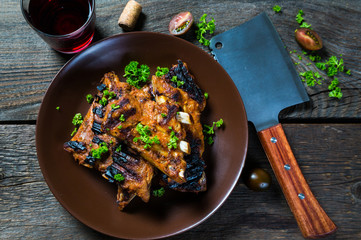 grilled ribs