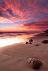 Foto op Plexiglas sunset at panjang beach © omcayip