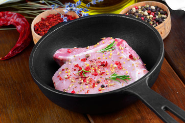 Pork rib chops