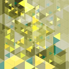 Abstract tech retro geometric background