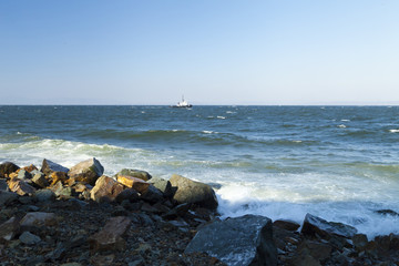 Tidal bore view