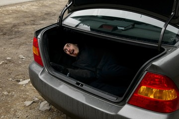 Man in the trunk