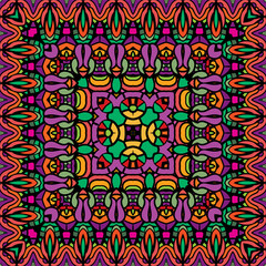 Vector fine floral square frame. Decorative element 