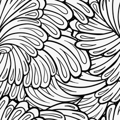 Abstract waves seamless pattern