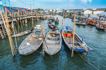 Fototapeta na wymiar Traditional fisherman boat in Thailand