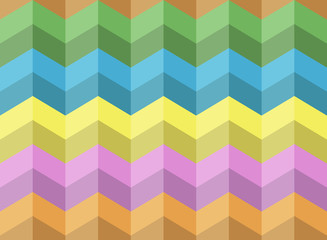 Colorful seamless zig zag pattern. Abstract vector background