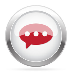 Red Comment icon on chrome web button