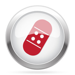 Red Band Aid icon on chrome web button