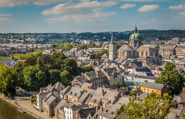 Fototapeta na wymiar View of Namur City Belgium