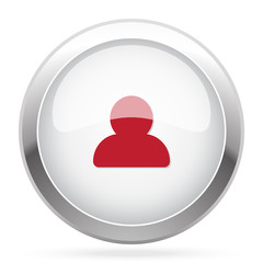 Red Profile icon on chrome web button