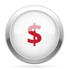Red Dollar icon on chrome web button