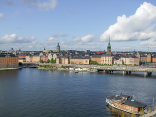 Obraz premium Stockholm aerial view