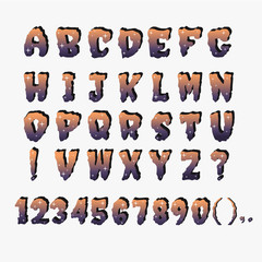 Halloween alphabet