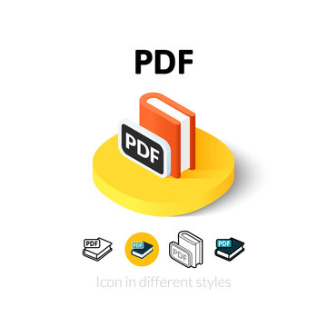 PDF Icon In Different Style