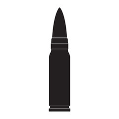 Bullet icon isolated on white background. Vector illustration.