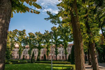 Palazzo Ducale of 
Mantova and its gardens
