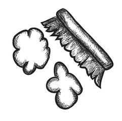 doodle scrub brush and foam