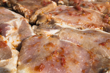 Marinated pork