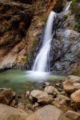 Fototapeta na wymiar Waterfall in Ourika, Morocco