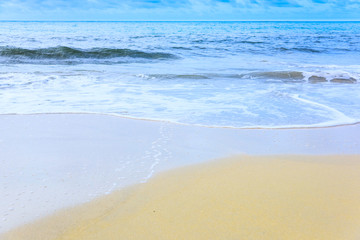 Fototapeta na wymiar sandy sea beach
