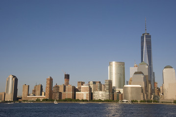 Fototapeta na wymiar Skyline von New York City - Financial district