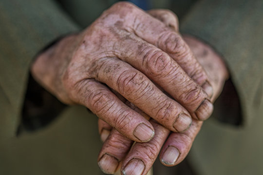 Elderly Man Hands