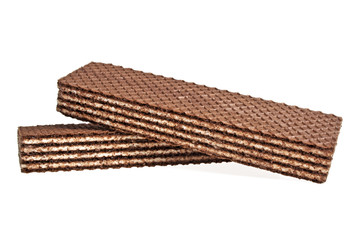 Wafers isolated on a white background