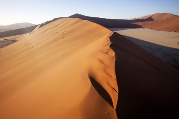 Fototapeta na wymiar a sand dune Sossusvlei, Namibia
