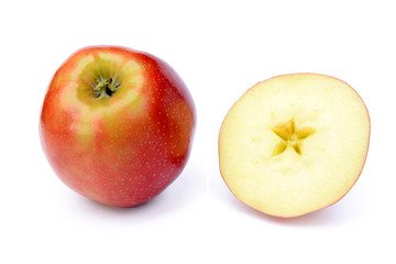 Healthy apple and star