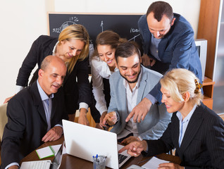 Fototapeta premium Business people having break