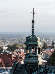 Panorama of the historic old town, which is a major tourist attraction, Poland