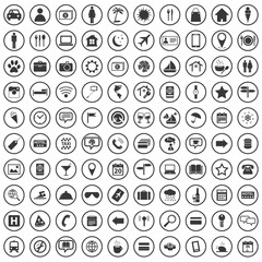 100 Travel icons