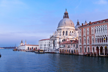 Fototapeta na wymiar Maria della Salute church in Venice