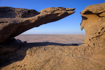 desert landscape , east Namibia