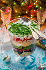 Christmas Layered Salad
