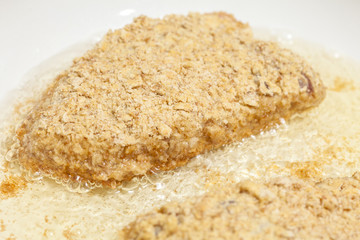 Freir un cordon bleu