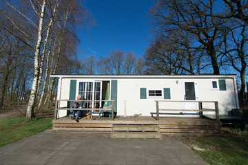 Senior man on vacation