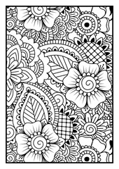 Black and white pattern. 