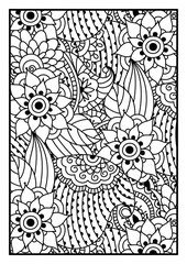 Black and white pattern. 